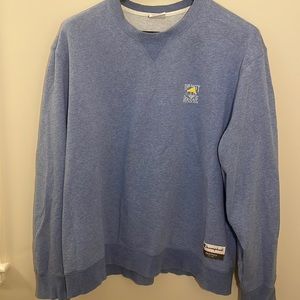 Men's two XL champion sweatshirt with salty dog logo